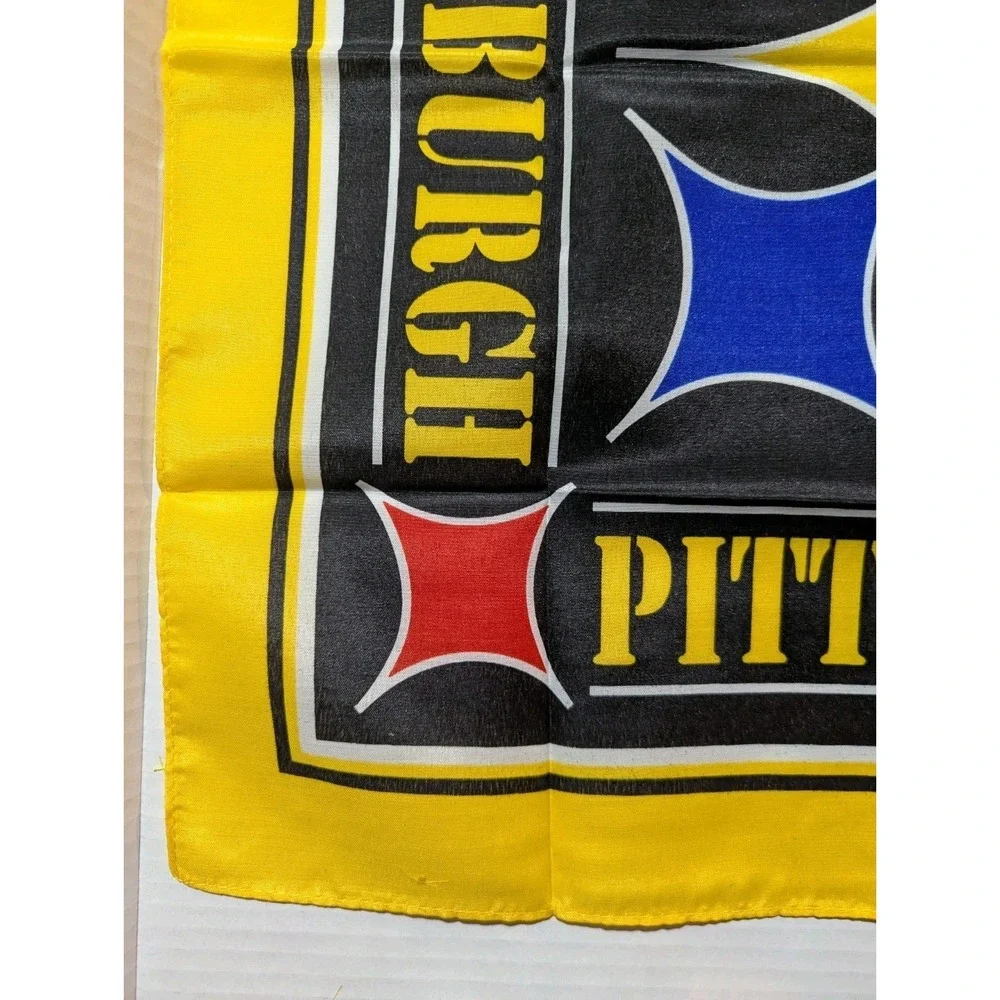 NFL Pittsburgh Steelers Yellow, Red, & Blue Bandana Scarf